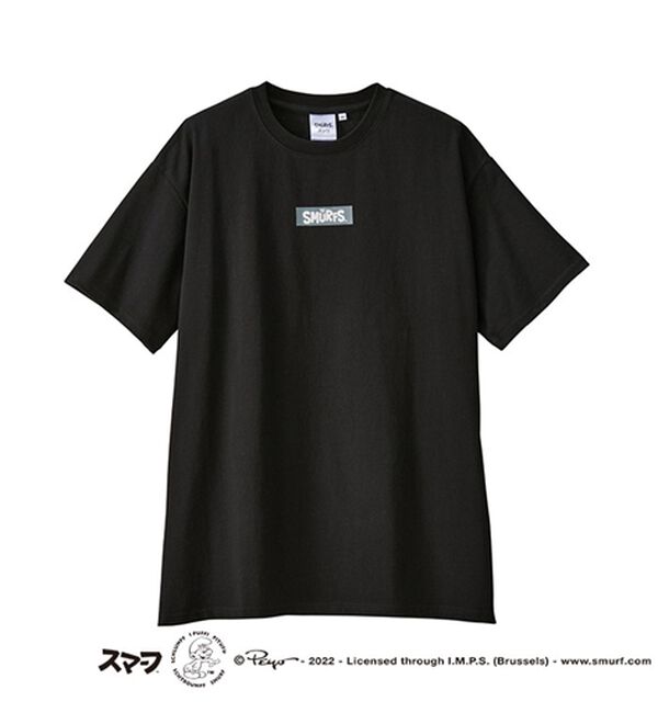 GeeRA（ジーラ）の「【スマーフ】コラボプリントＴシャツ（カットソー）」｜詳細画像