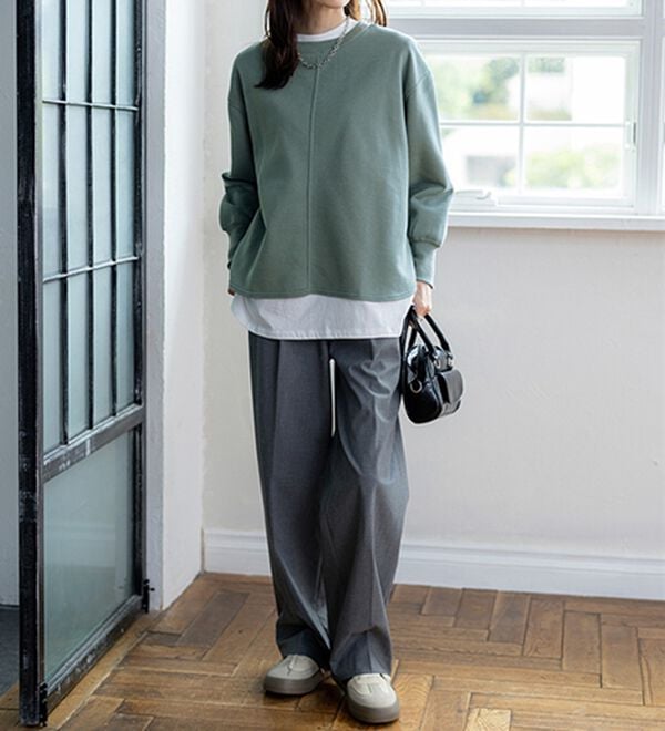 BELLUNA（ベルーナ）の「あったかキレイ！大人のこだわりトレーナー（トレーナー・スウェット）」｜詳細画像