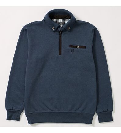 「＜ニコル　モリソン＞暖か衿デザイントレーナー（メンズトレーナー）」