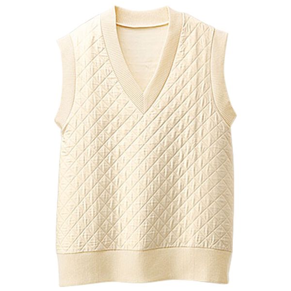 BELLUNA（ベルーナ）の「キルティング素材Ｖネックデザインベスト（ベスト）」｜詳細画像