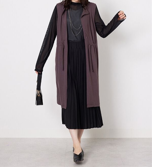 BELLUNA（ベルーナ）の「洗っても形が崩れにくい！プリーツスカート（ロングスカート）」｜詳細画像