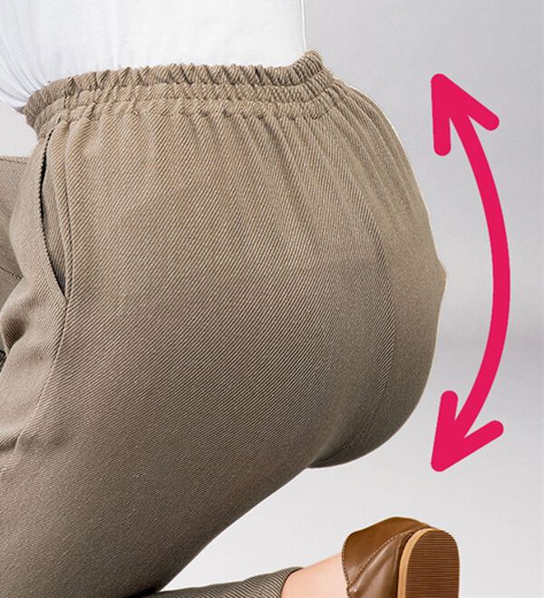 ルフラン（ルフラン）の「日本製肌に優しい綿混ラク楽パンツ（その他パンツ）」｜詳細画像