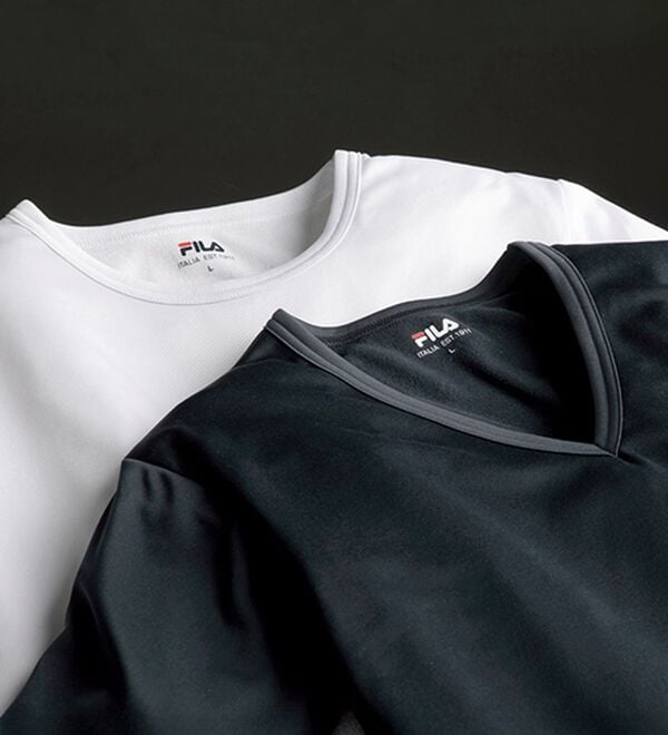 「【３枚組】＜フィラ＞ホットテック　柔らか裏起毛インナー（メンズ肌着・インナーウェア）」｜詳細画像