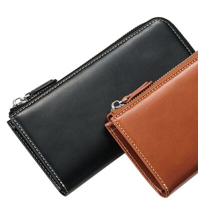 「イタリアンレザー理想のコンパクト長財布（メンズ財布・パスケース）」