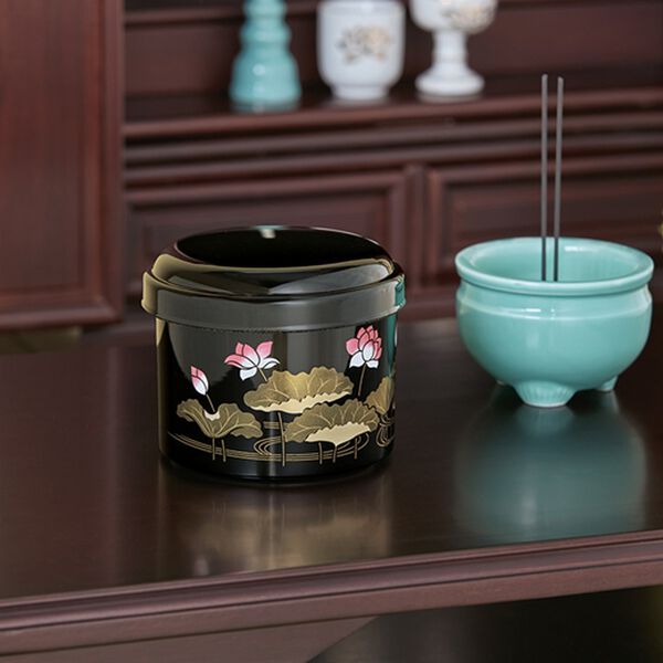 「蒔絵柄香炉灰ふるい（仏壇・仏具）」｜詳細画像