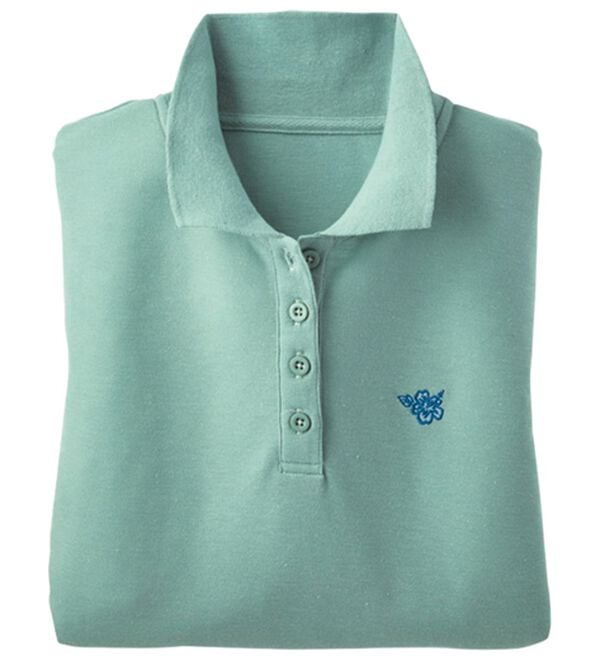 BELLUNA（ベルーナ）の「機能満載！綿混素材かのこポロシャツ（ポロシャツ）」｜詳細画像