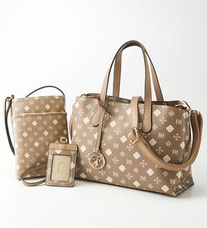 ルフラン（ルフラン）の「【４点セット】ＦＩＲＡＮＯモノグラムバッグ４点セット（その他バッグ）」｜ベージュ