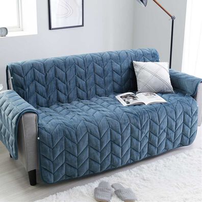 iellio（イエリオ）の「あったかふわふわボリュームソファカバー＜吸湿発熱・フランネル素材＞（ソファーカバー）」