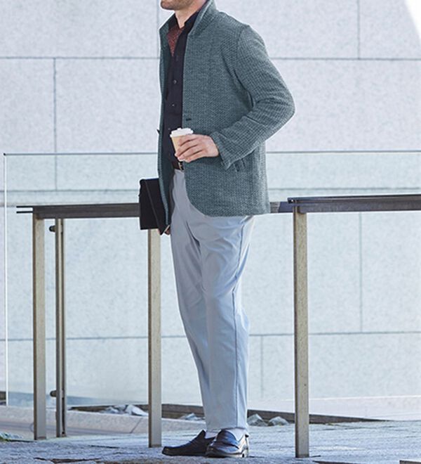 「＜コムルヴァン・オム＞男前！スタンドジャケット（メンズジャケット）」｜詳細画像