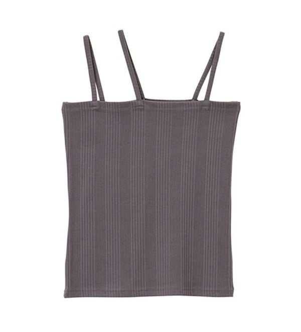 GeeRA（ジーラ）の「３ストラップランダムリブキャミソール（タンクトップ・キャミソール）」｜詳細画像