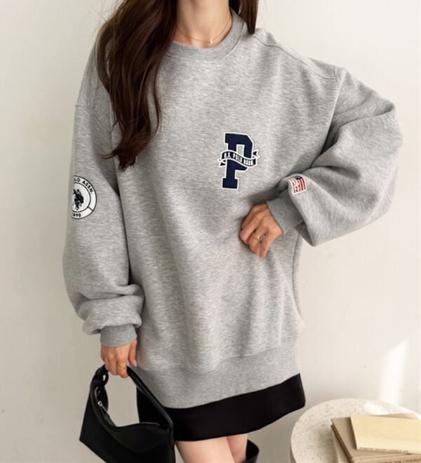 GeeRA（ジーラ）の「【U.S.POLOASSN.】オーバーサイズワッペンスウェット（トレーナー・スウェット）」｜詳細画像