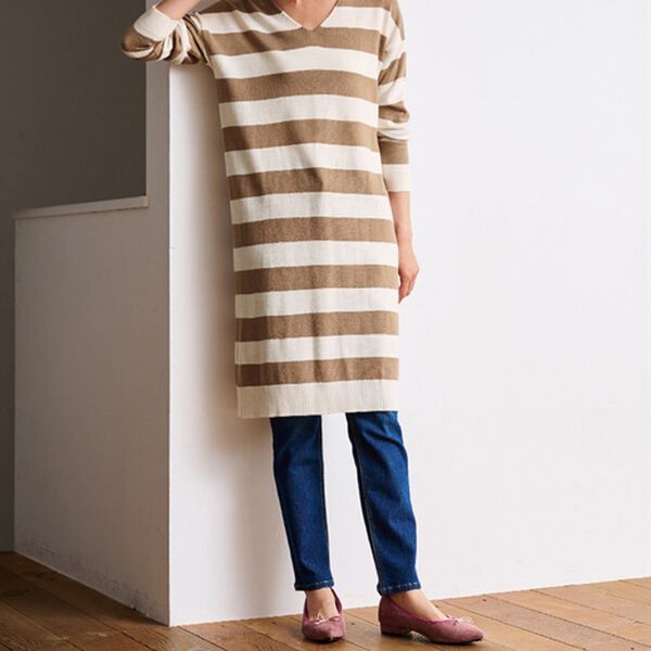 RANAN（ラナン）の「カシミヤタッチニットワンピース（ニットワンピース）」｜詳細画像