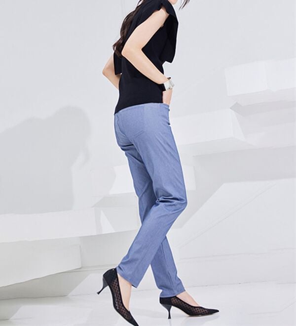 RANAN（ラナン）の「ひんやり！スクエアスリーブサマーニット（ニット・セーター）」｜詳細画像