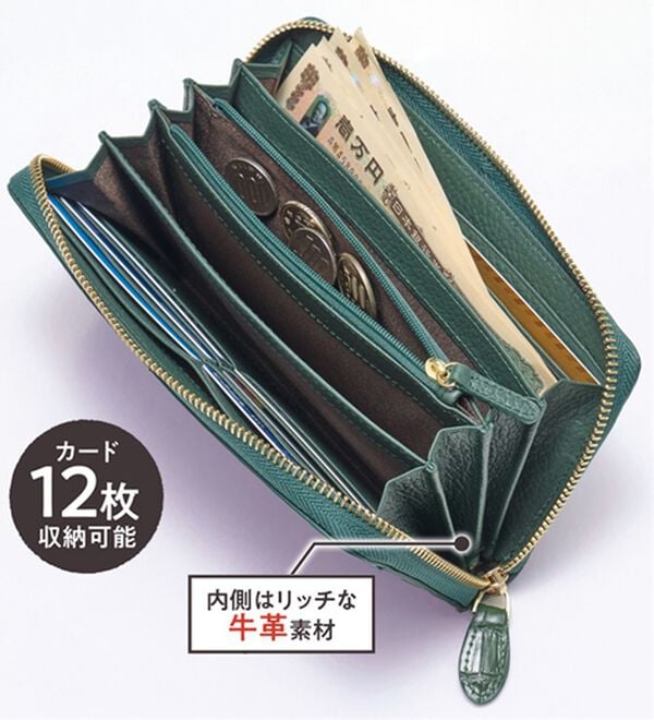 「＜ロダニア＞クロコダイル使い長財布（財布・パスケース）」｜詳細画像