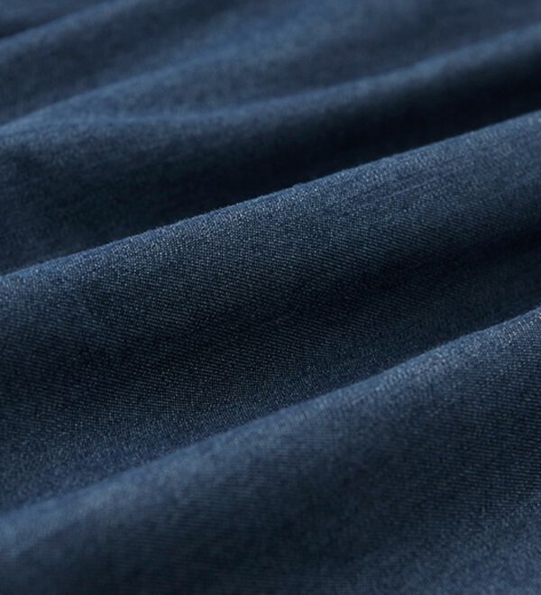 GeeRA（ジーラ）の「【接触冷感】穿いて感激！キレイ見えする楽ちんワイドデニムパンツ（ワイドパンツ・ガウチョ）」｜詳細画像