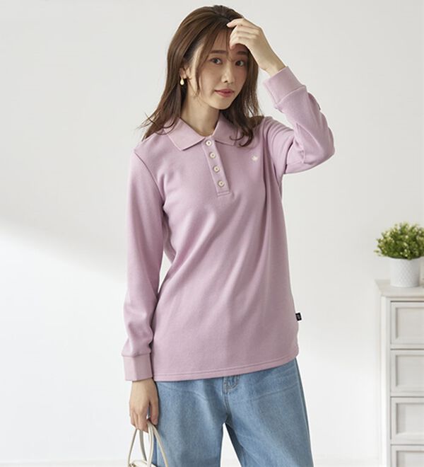BELLUNA（ベルーナ）の「【ＰＯＬＯ　ＢＣＳ】裏起毛かのこポロシャツ（ポロシャツ）」｜詳細画像