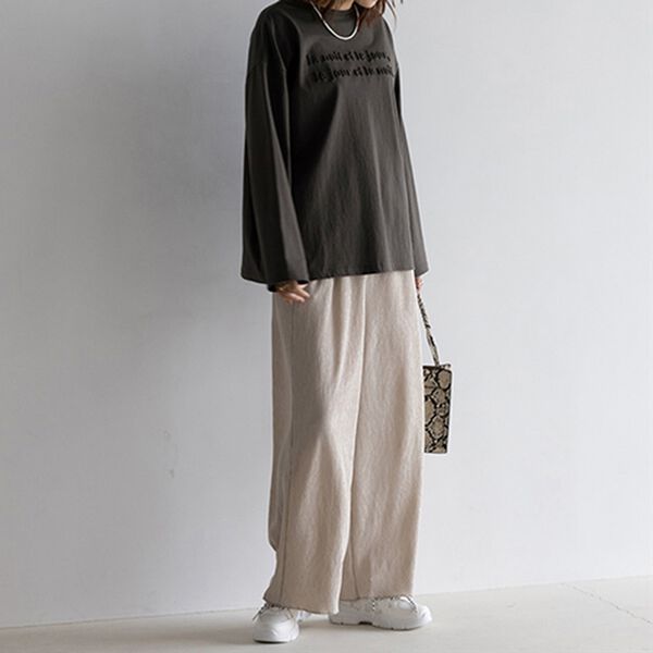 GeeRA（ジーラ）の「エンボス加工Ｔシャツ（カットソー）」｜詳細画像