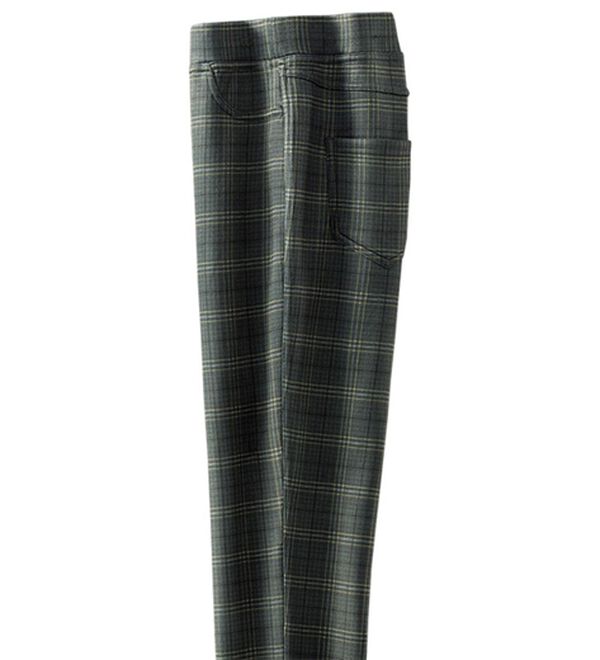 BELLUNA（ベルーナ）の「あったか裏起毛！ホカロンパンツ（フルレングスパンツ）」｜グレンチェック