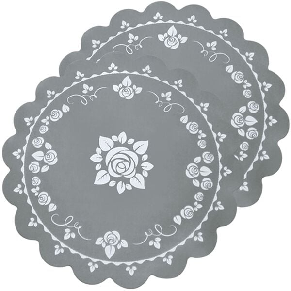 「ＩＨ／ガスマット　ローズ柄　２枚組（その他キッチン用品）」｜IH専用マット