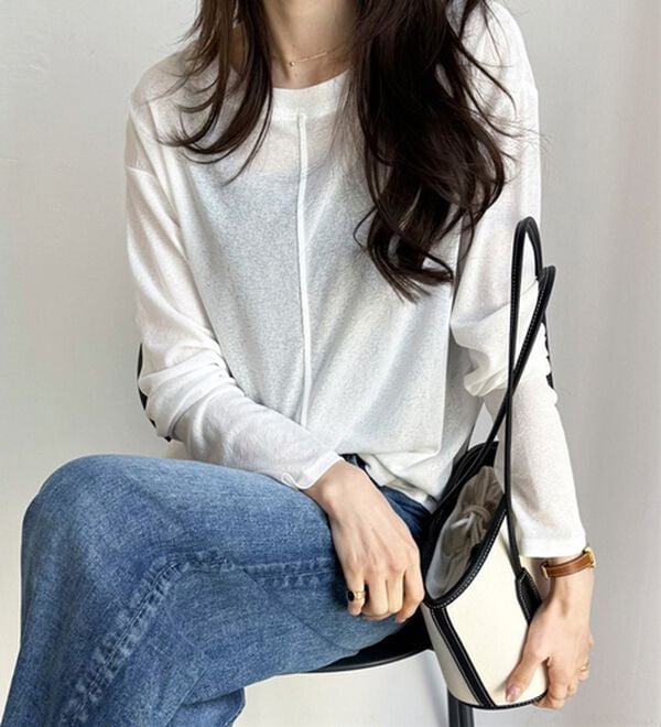 GeeRA（ジーラ）の「着回し自在！スラブシアートップス（カットソー）」｜詳細画像