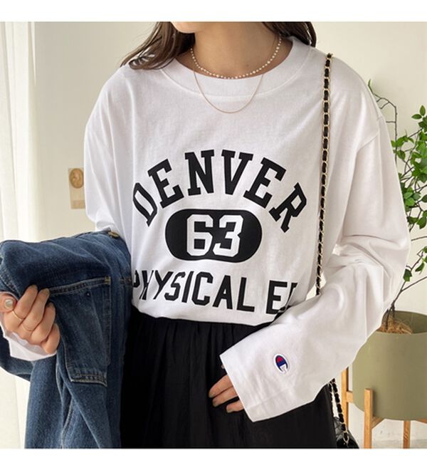 GeeRA（ジーラ）の「【ｃｈａｍｐｉｏｎ】ロゴロンＴ（カットソー）」｜詳細画像