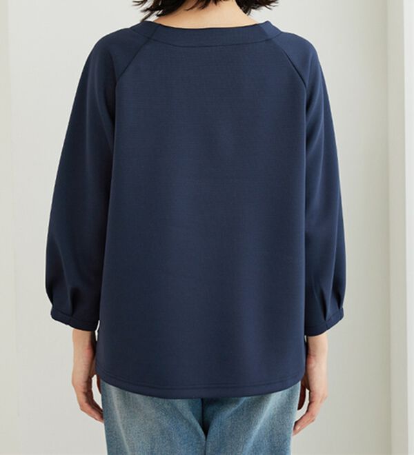 BELLUNA（ベルーナ）の「軽やか！メッシュダンボールプルオーバー（カットソー）」｜詳細画像