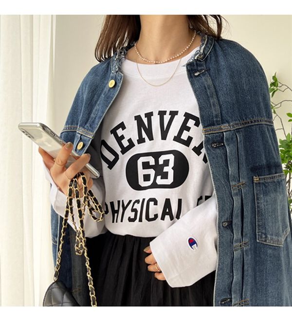 GeeRA（ジーラ）の「【ｃｈａｍｐｉｏｎ】ロゴロンＴ（カットソー）」｜詳細画像