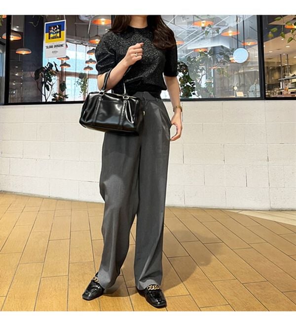 GeeRA（ジーラ）の「ラメパフスリーブニット（ニット・セーター）」｜詳細画像