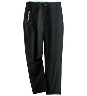「＜ハッシュパピー・ゴルフ＞アクティブサッカーゴルフパンツ（メンズチノパンツ）」｜ブラック