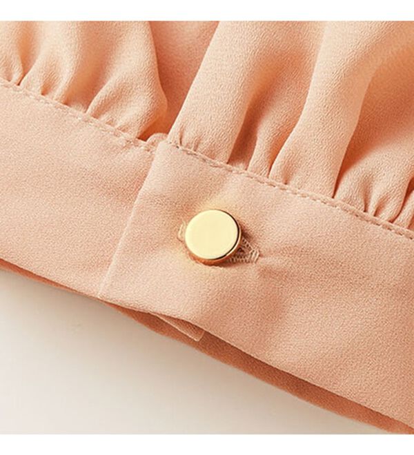 GeeRA（ジーラ）の「シルエットきれい！上品7分袖デザインブラウス（ブラウス）」｜詳細画像