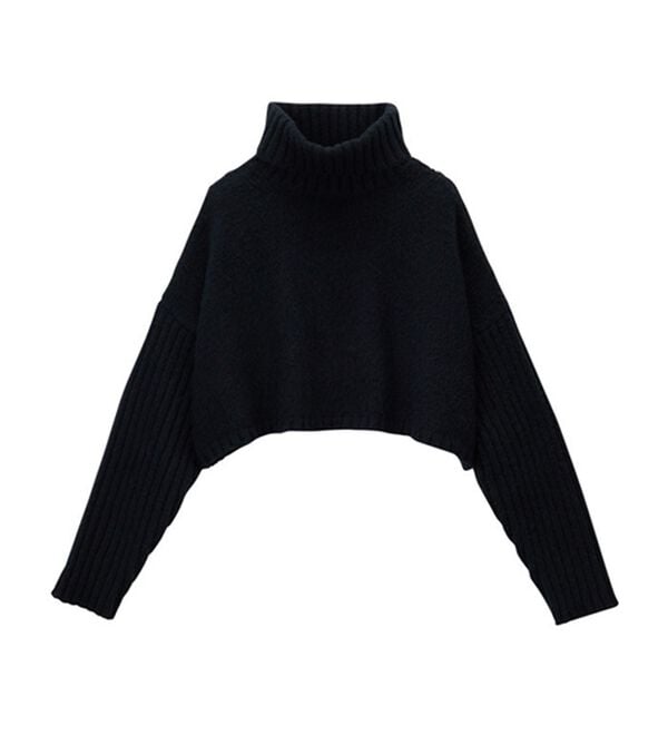 GeeRA（ジーラ）の「タートルネックショート丈ニット（ニット・セーター）」｜詳細画像