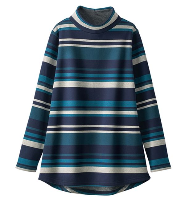 BELLUNA（ベルーナ）の「ふわふわ裏ファーハイネックプルオーバー（カットソー）」｜詳細画像