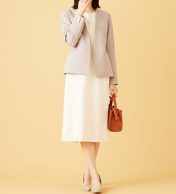 BELLUNA（ベルーナ）の「〈セレモニースタイル〉ノーカラージャケット（ノーカラージャケット）」｜詳細画像