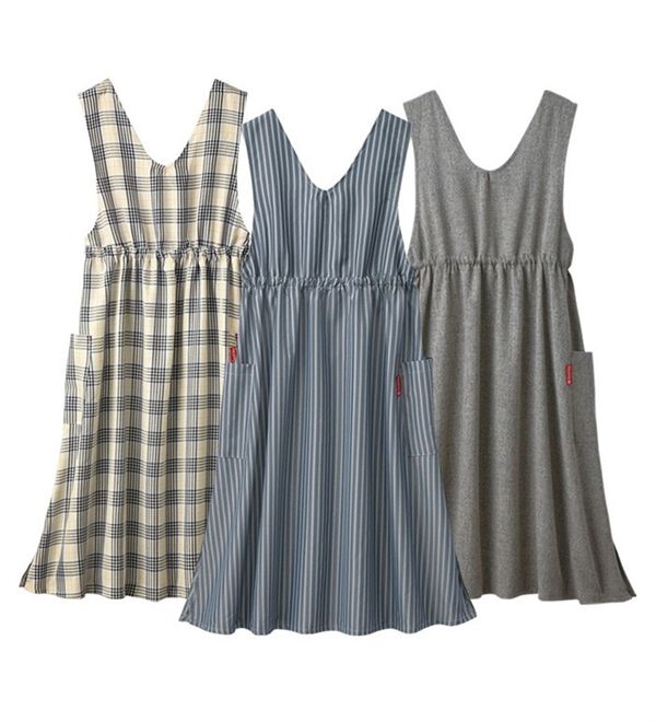 「【３枚組】家事にも活躍！２ＷＡＹ着回しベスト（エプロン）」｜詳細画像