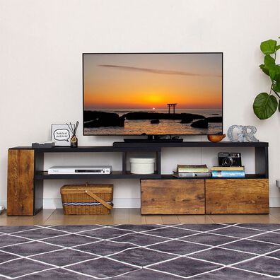 iellio（イエリオ）の「お買得！伸縮できるおしゃれなテレビ台＜テレビボード・コーナーテレビ台・伸縮テレビ台・スライドテレビ台・大量収納・コスパ＞（リビング収納）」