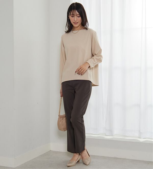 BELLUNA（ベルーナ）の「ふんわりコーデュロイ素材プルオーバー（カットソー）」｜詳細画像