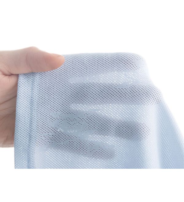 「【２色組】綿入りメッシュの涼やかカップ付インナー（ブラトップ・カップ付きインナー）」｜詳細画像