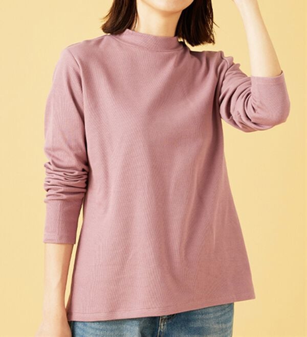 BELLUNA（ベルーナ）の「肌に優しい吸湿発熱ふんわりプルオーバー（カットソー）」｜詳細画像