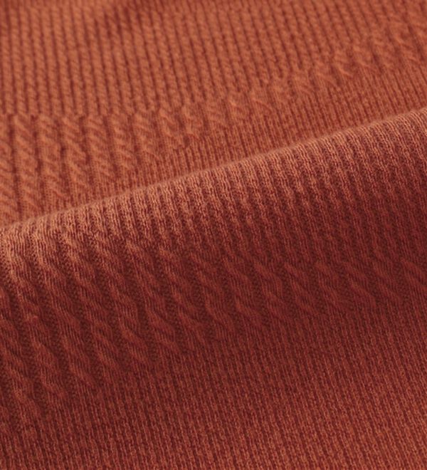 BELLUNA（ベルーナ）の「波柄ジャカード素材裾ボタンチュニック（チュニック）」｜詳細画像