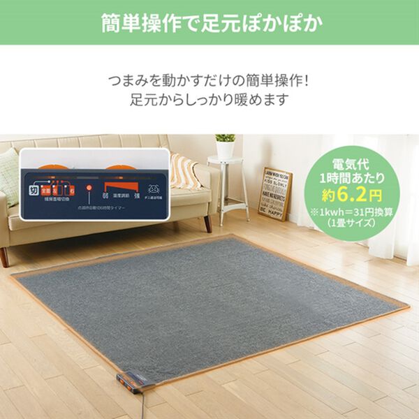 「カーペット　本体（ストーブ・ヒーター）」｜詳細画像