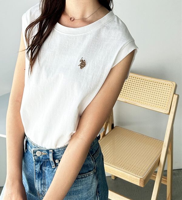 GeeRA（ジーラ）の「【Ｕ．Ｓ．　ＰＯＬＯ　ＡＳＳＮ．】ノースリＴシャツ（タンクトップ・キャミソール）」｜詳細画像