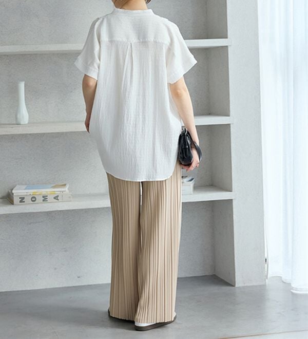 GeeRA（ジーラ）の「【スッキリ細見え】イージー美脚パンツ（フルレングスパンツ）」｜詳細画像