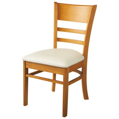 「お買得天然木チェア２脚組（椅子・チェア・スツール）」