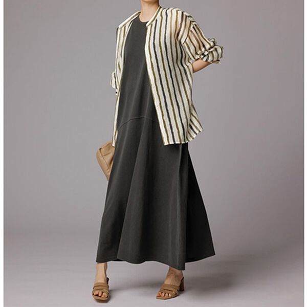 RANAN（ラナン）の「配色ストライプシャツ（シャツ）」｜詳細画像