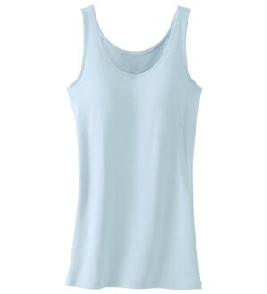 LAVIENNE（ラヴィエンヌ）の「テンセル（ＴＭ）繊維コットン混カップ付インナー（肌着・インナーウェア）」｜ブルー