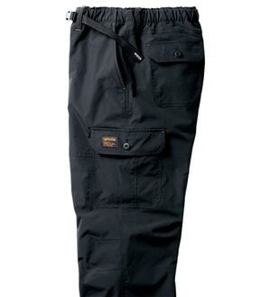 「＜アウトドアプロダクツ＞裏フリースカーゴパンツ（メンズカーゴパンツ）」｜ブラック