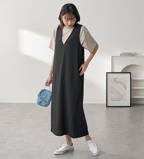 BELLUNA（ベルーナ）の「≪ＨｕｇＲｅａｍコットンＣｏｏｌ≫ひんやりハイネックプルオーバー（カットソー）」｜詳細画像