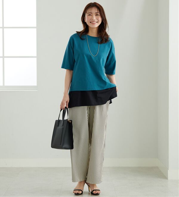 BELLUNA（ベルーナ）の「レイヤードに活躍！綿100％タンクトップ（タンクトップ・キャミソール）」｜詳細画像