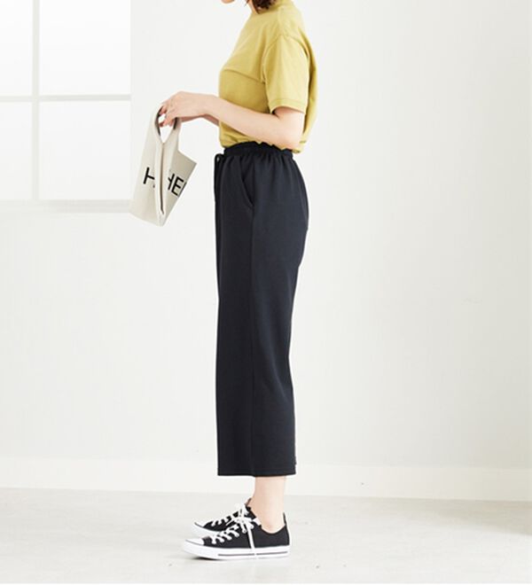 BELLUNA（ベルーナ）の「ゆったり快適！麻入りワイドパンツ（ワイドパンツ・ガウチョ）」｜詳細画像