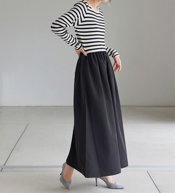 RANAN（ラナン）の「ニットドッキングワンピース（ドッキングワンピース）」｜詳細画像